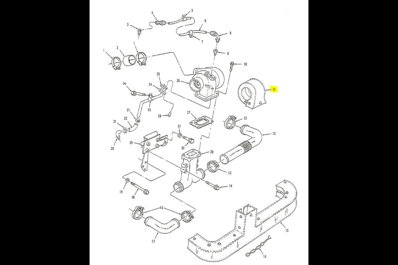 INSULATION BLANKET, TURBOCHARGER