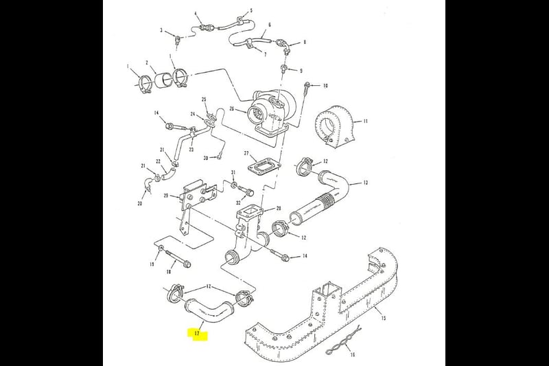 TURBOCHARGER TUBE