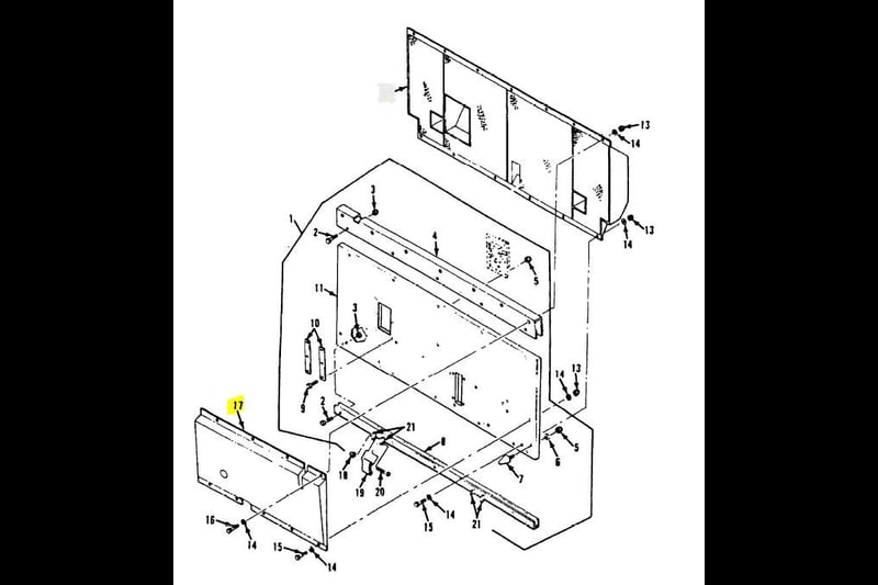 POD, LATERAL VANE, TRIM VEHICULAR
