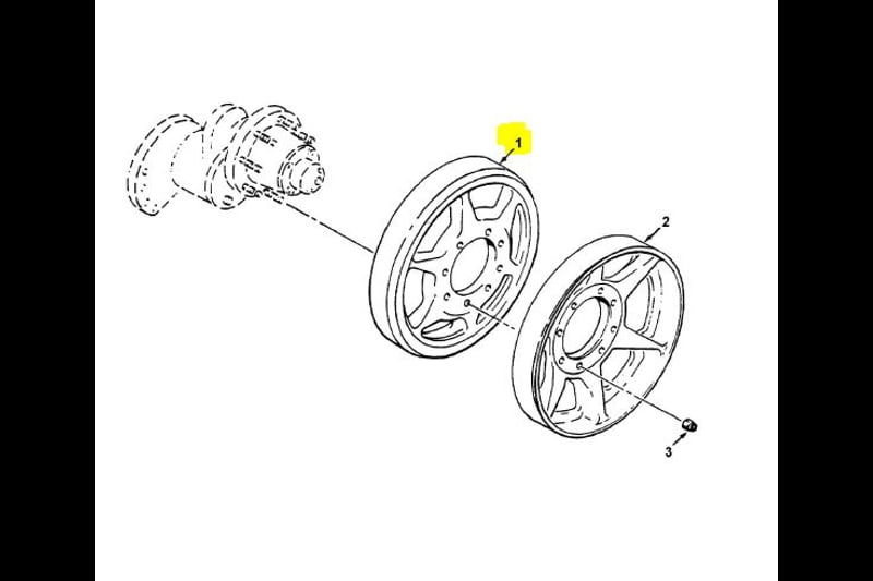 WHEEL IDDLER INBOARD